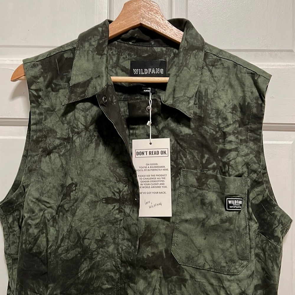 XL WILDFANG Essential High Waisted SL Coverall, NWT, Tie Die